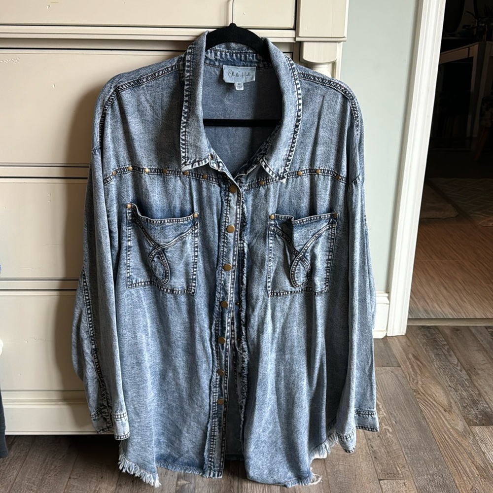 Chambray button down